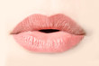 Bouche de jeune femme naturelle, face Bouche de jeune femme naturelle, face