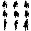Vector: man playing the drums vector illustration man playing the drums vector illustration