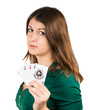 Photo: beautiful young girl in casino beautiful young girl in casino