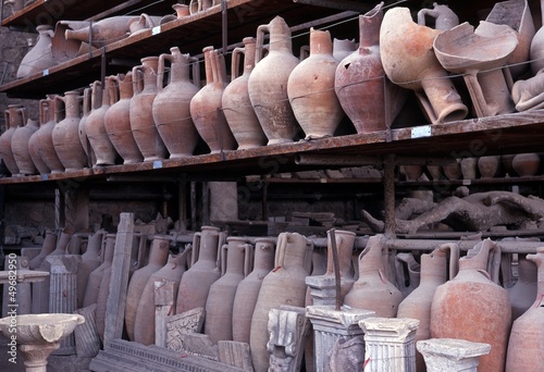 Photo: Roman artefacts, Pompeii, Italy Roman artefacts, Pompeii, Italy