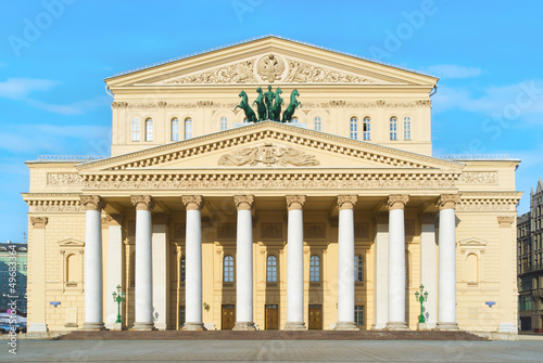 Photo: The Bolshoi Theatre. Moscow, Russia The Bolshoi Theatre. Moscow, Russia