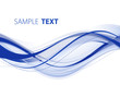 Dark blue wave