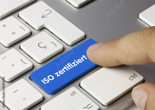 Photo: ISO zertifiziert Tastatur Finger ISO zertifiziert Tastatur Finger