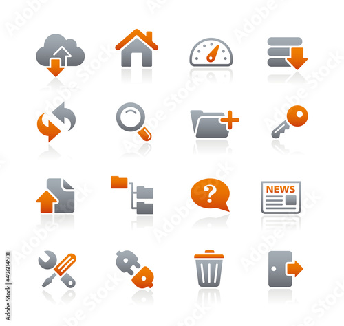 Vector: FTP & Hosting Icons // Graphite Series FTP & Hosting Icons // Graphite Series