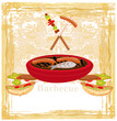 Vintage Barbecue Party Invitation