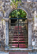 Photo: Old closed wrought-iron gates Old closed wrought-iron gates
