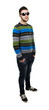 Man with hands on pockets