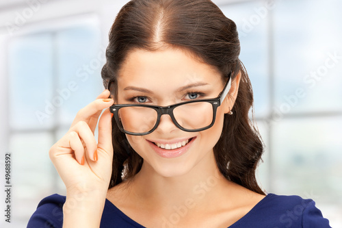 Photo: lovely woman in spectacles lovely woman in spectacles