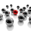 Network und Social Media: 3D Grafik / 3D Illustration