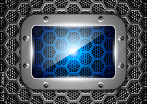 Vector: Metal background Metal background