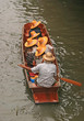 Boat Ride at Damnoen Saduak Floating Market of Thailand