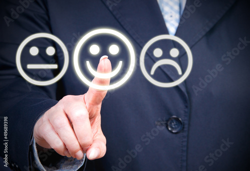 Illustration: Feedback und Umfrage Feedback und Umfrage