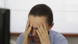 Video: Young depressed businesswoman, slow motion Young depressed businesswoman, slow motion