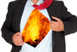 Business Man with Burnout