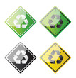 recycle sign in different format eco