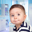 Photo: Beautiful baby with big eyes Beautiful baby with big eyes