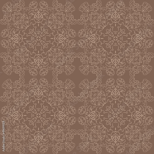 Vector: Floral seamless pattern Floral seamless pattern
