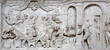 Bergamo -  Baroque relief of Last supper - San Alessandro