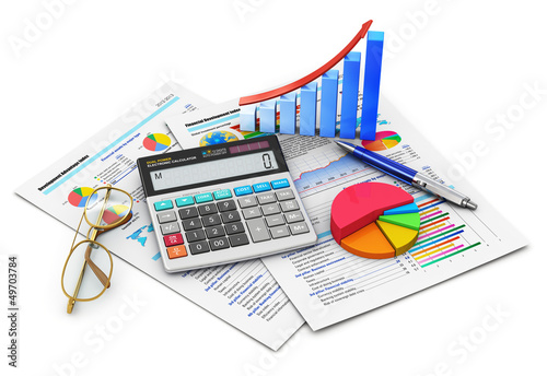 Illustration: Finance and accounting concept Finance and accounting concept