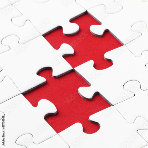 Photo: Jig Saw Puzzle - Two Pieces Missing Jig Saw Puzzle - Two Pieces Missing