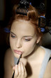 Photo: Brushing up lips Brushing up lips