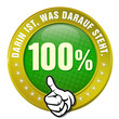 button grün 100 %