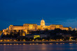 Photo: Night view of Buda Castle and Danube river, Budapest Night view of Buda Castle and Danube river, Budapest