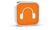 Orange Headphone Sign
