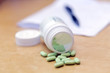 Medicine Bottle and Pills