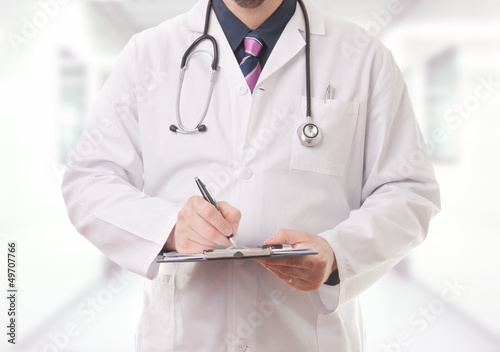 Photo: Male doctor in the hospital Male doctor in the hospital