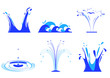 6 effets d'eau
