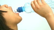 Woman drinking water