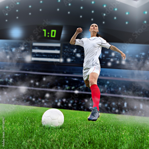 Photo: soccer girl soccer girl