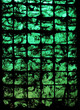 Old windows with cobwebs