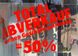 Total Abverkauf - Geschäftsauflösung