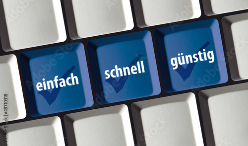 Photo: einfach - schnell - günstig einfach - schnell - günstig