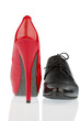 High Heels und Herrenschuh
