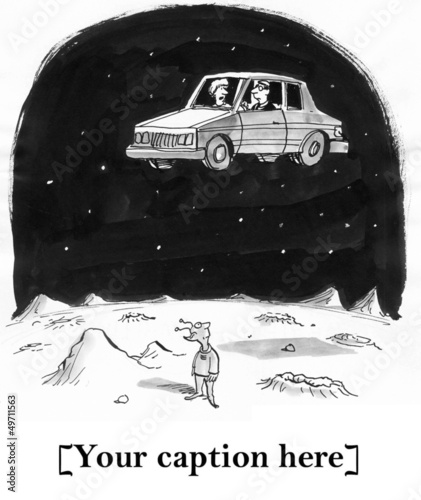 Illustration: Husband and wife on Mars Husband and wife on Mars