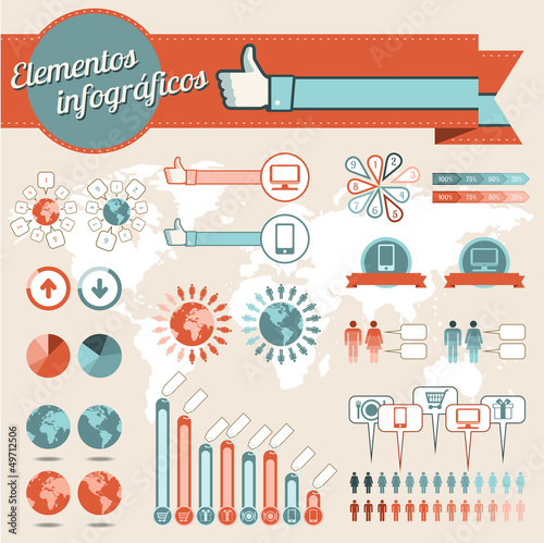 Vector: Elementos infográficos Elementos infográficos