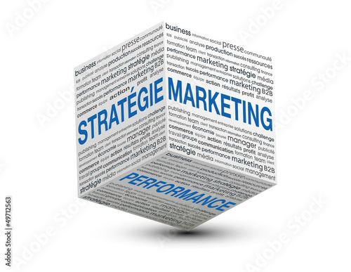 Vector: cube stratégie marketing performance cube stratégie marketing performance
