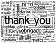 "THANK YOU" Tag Cloud (a lot thanks gratitude speech bubble)