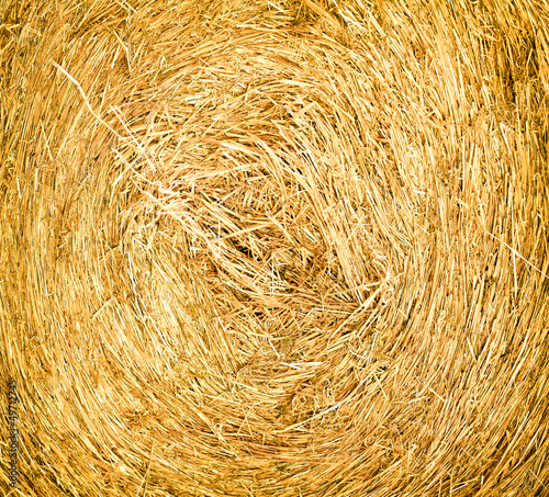 Photo: texture of dry haystack on the meadow texture of dry haystack on the meadow