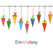 Einschulung, Schultüten