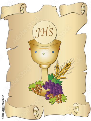Illustration: first communion first communion