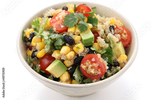 Photo: quinoa salad, vegetarian food quinoa salad, vegetarian food