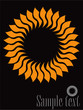 Sun - abstract design element
