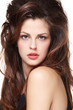 Photo: Woman with long brown hairs Woman with long brown hairs