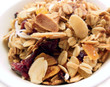 homemade granola with almonds