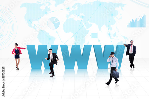 Photo: Business internet global Business internet global