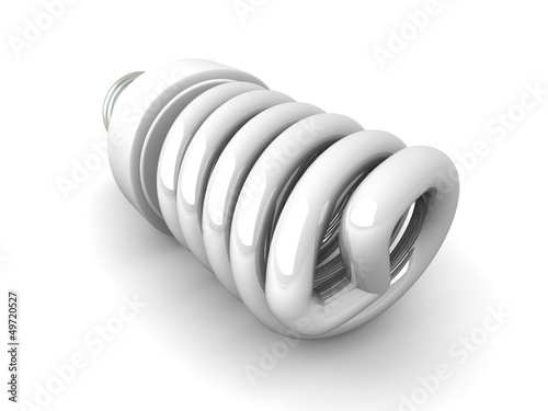 Illustration: Energiesparlampe Energiesparlampe